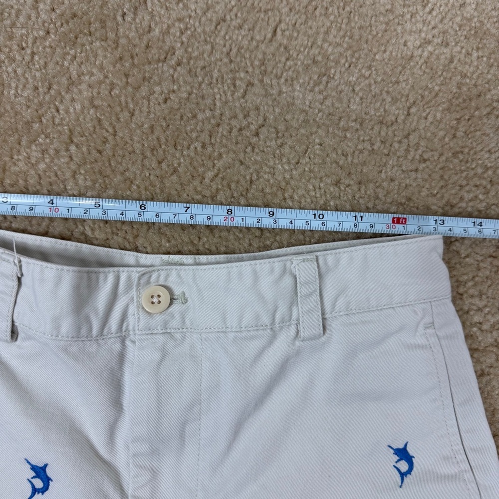 Vineyard Vines Embroidered Shorts Swordfish Pattern Boys Size 14 - Picture 8 of 10